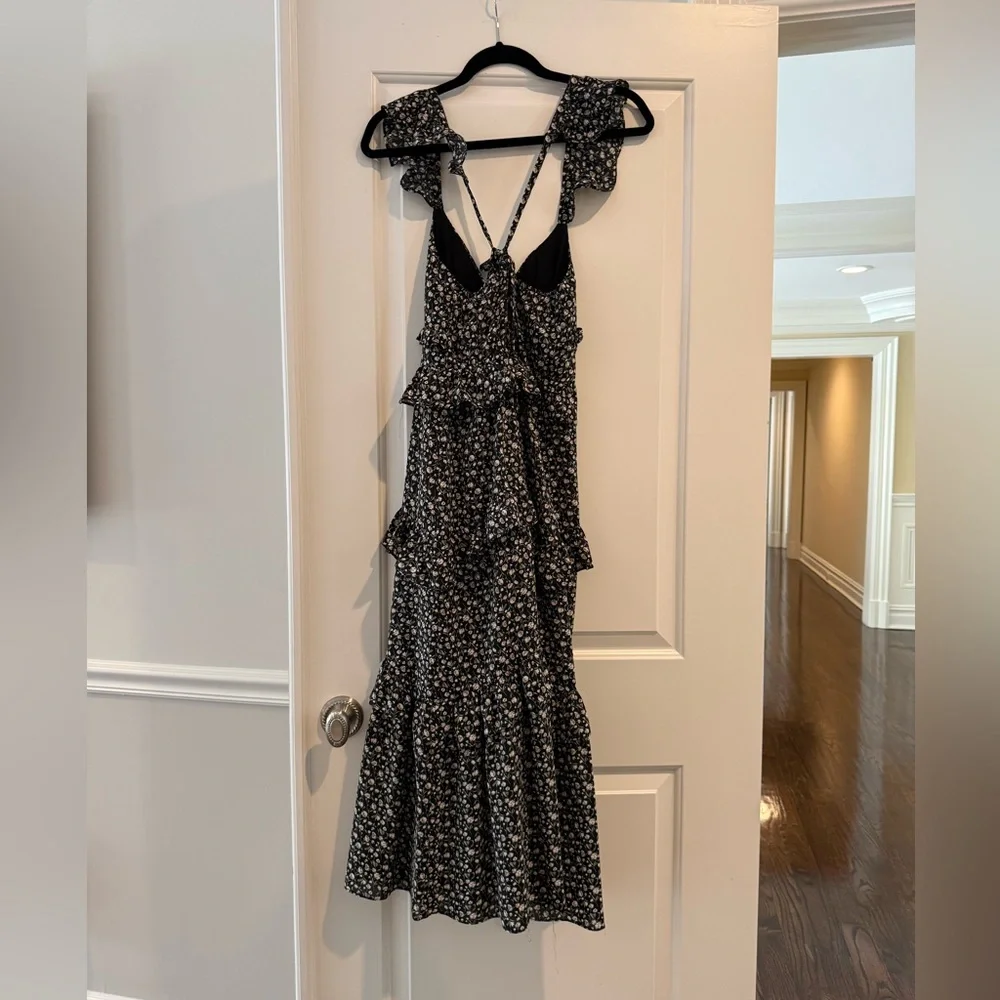 Floral Black Dress - Picture 2 of 3